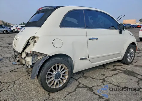 2013 Fiat 500 Lounge из США, поврежденный, VIN 3C3CFFER4DT647701